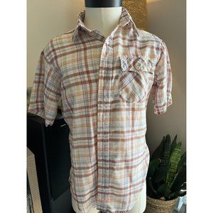 Vintage Levi's button up plaid shirt Size Large